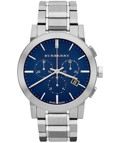 burberry watch silver blue|Burberry watches outlet online.